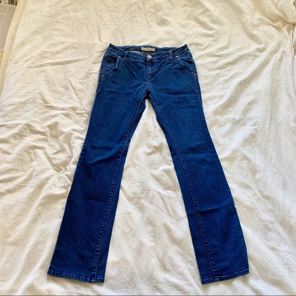 Topshop Straight Leg Moto Martha Jeans Sz 6